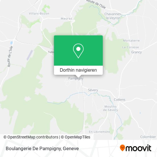 Boulangerie De Pampigny Karte