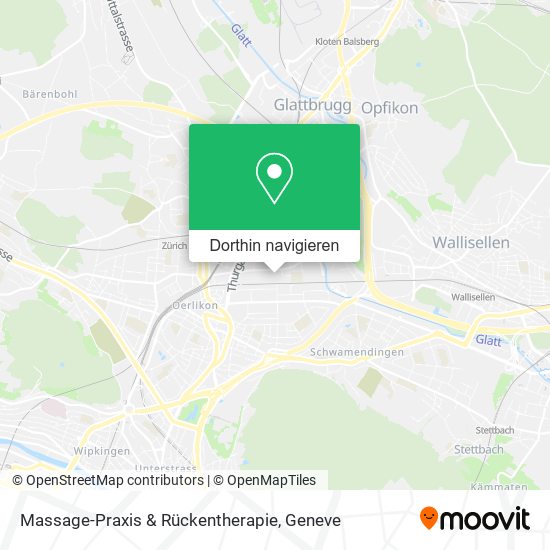 Massage-Praxis & Rückentherapie Karte