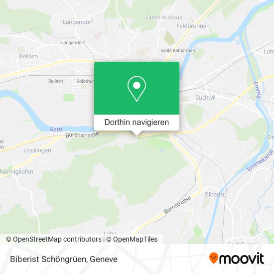 Biberist Schöngrüen Karte