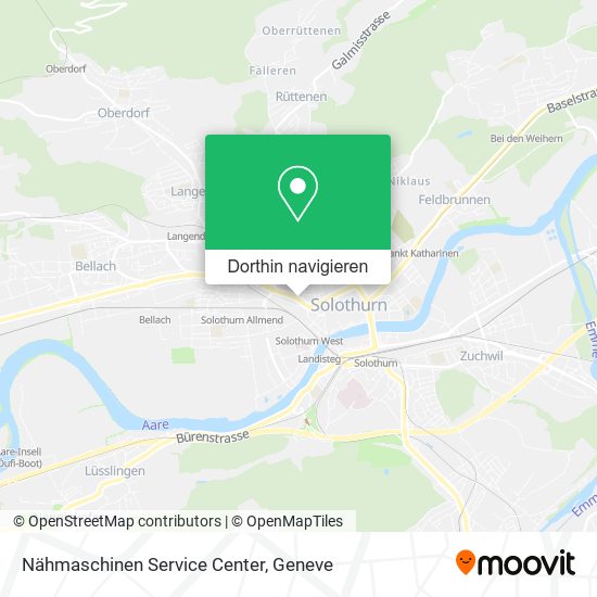 Nähmaschinen Service Center Karte