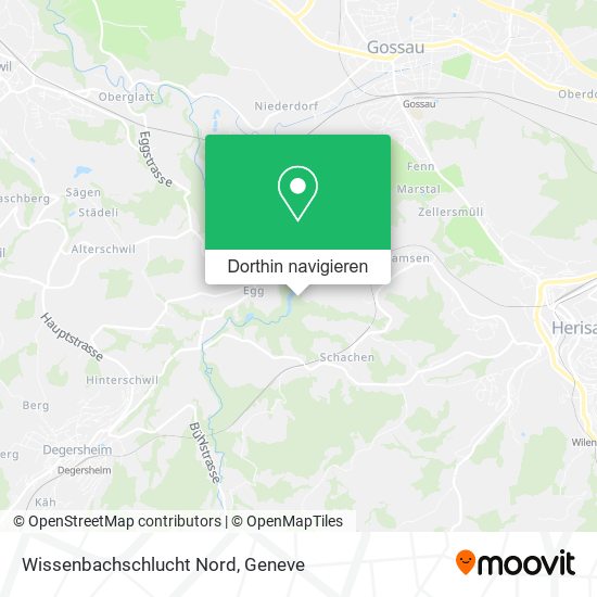 Wissenbachschlucht Nord Karte