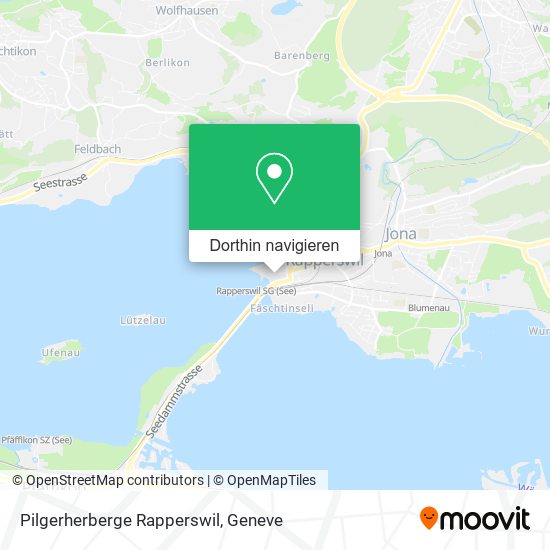 Pilgerherberge Rapperswil Karte