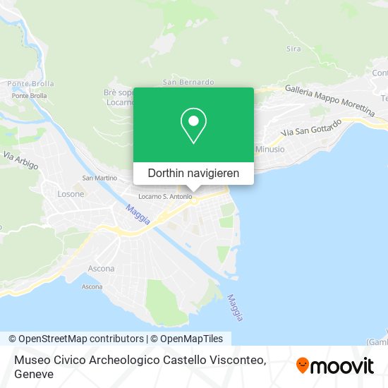 Museo Civico Archeologico Castello Visconteo Karte