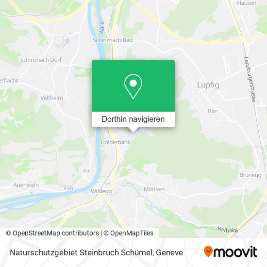 Naturschutzgebiet Steinbruch Schümel Karte