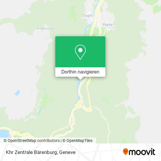Khr Zentrale Bärenburg Karte