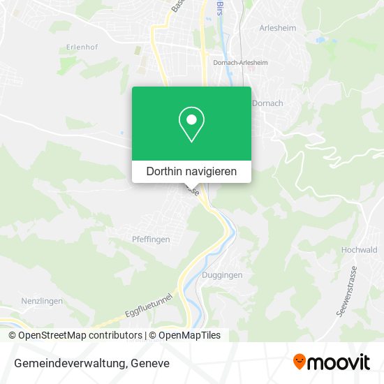 Gemeindeverwaltung Karte