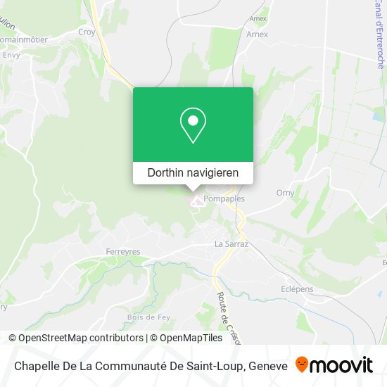 Chapelle De La Communauté De Saint-Loup Karte
