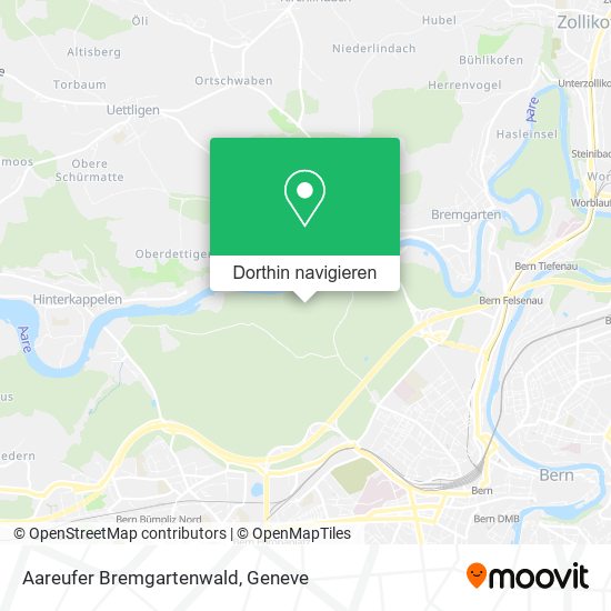 Aareufer Bremgartenwald Karte
