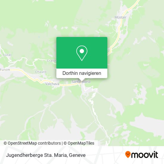 Jugendherberge Sta. Maria Karte