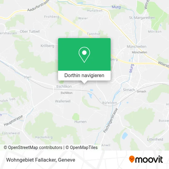 Wohngebiet Fallacker Karte