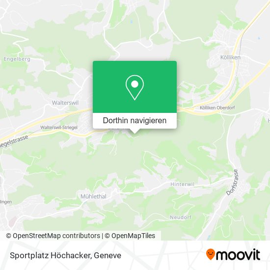 Sportplatz Höchacker Karte