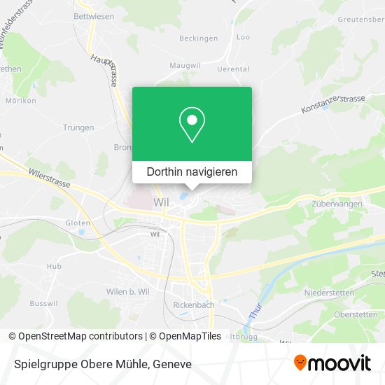 Spielgruppe Obere Mühle Karte