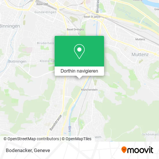 Bodenacker Karte
