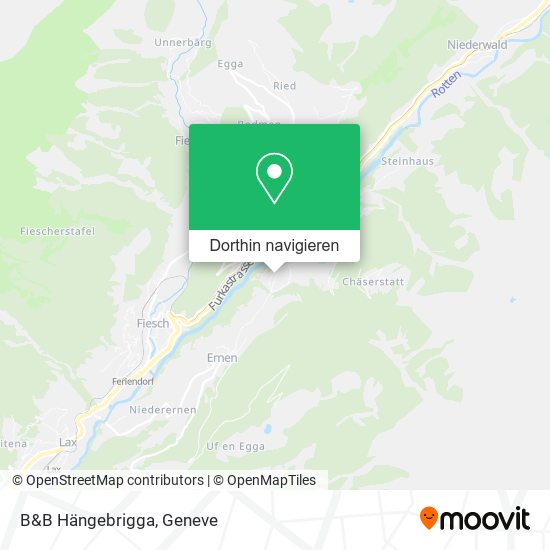 B&B Hängebrigga Karte