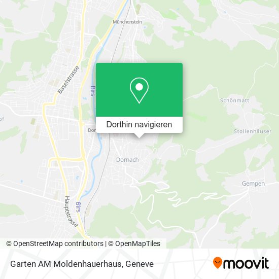 Garten AM Moldenhauerhaus Karte
