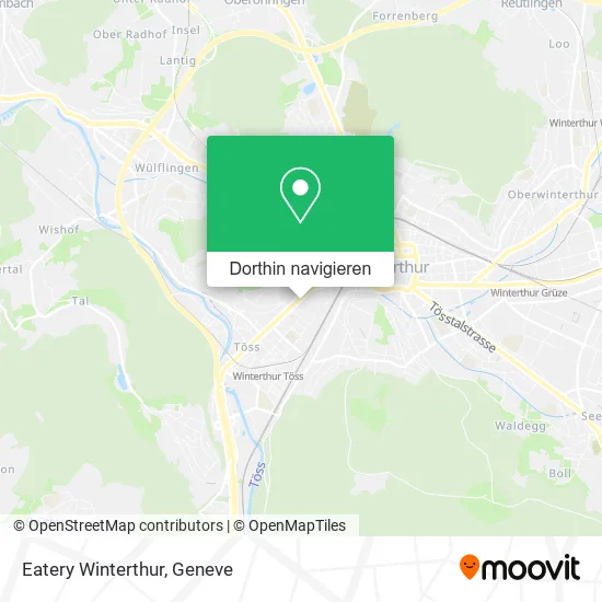 Eatery Winterthur Karte