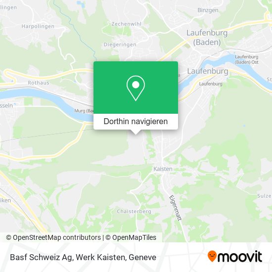 Basf Schweiz Ag, Werk Kaisten Karte