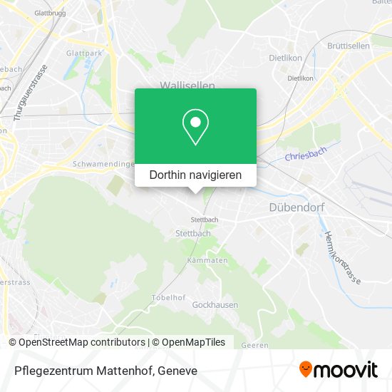 Pflegezentrum Mattenhof Karte