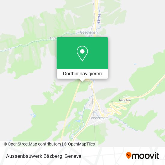Aussenbauwerk Bäzberg Karte