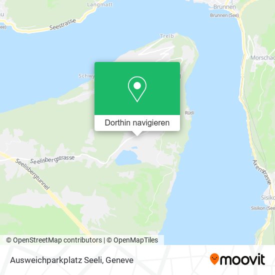 Ausweichparkplatz Seeli Karte