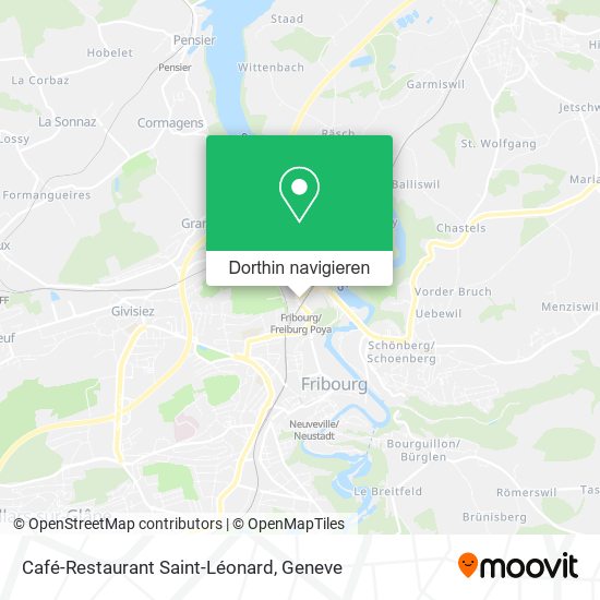 Café-Restaurant Saint-Léonard Karte