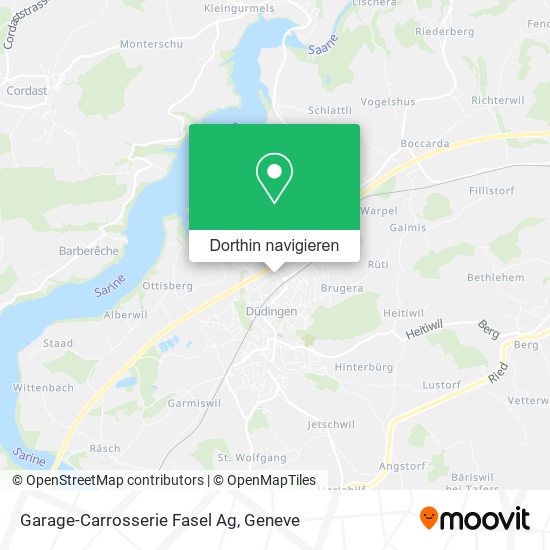 Garage-Carrosserie Fasel Ag Karte