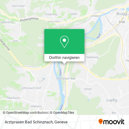 Arztpraxen Bad Schinznach Karte