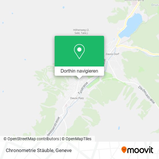 Chronometrie Stäuble Karte