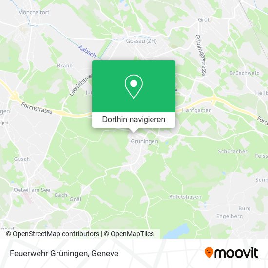Feuerwehr Grüningen Karte