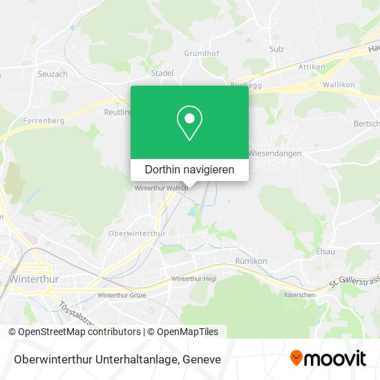 Oberwinterthur Unterhaltanlage Karte