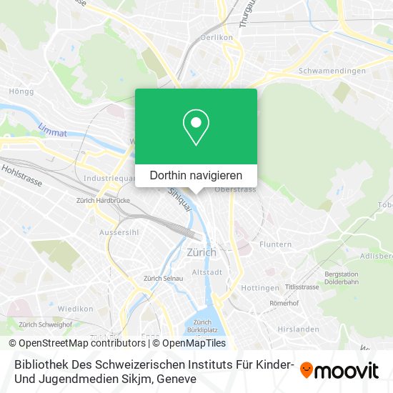 Bibliothek Des Schweizerischen Instituts Für Kinder- Und Jugendmedien Sikjm Karte