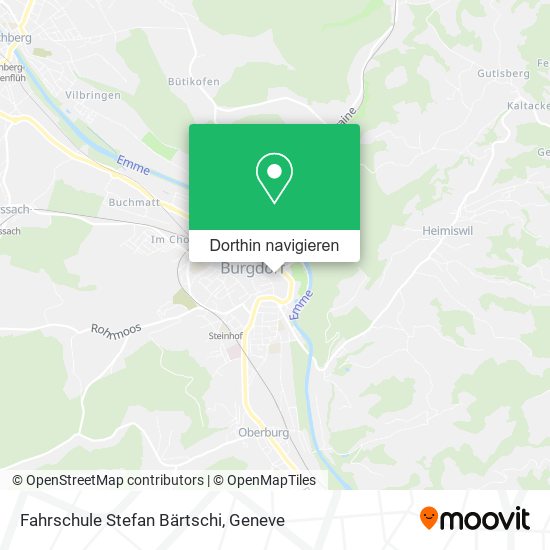 Fahrschule Stefan Bärtschi Karte
