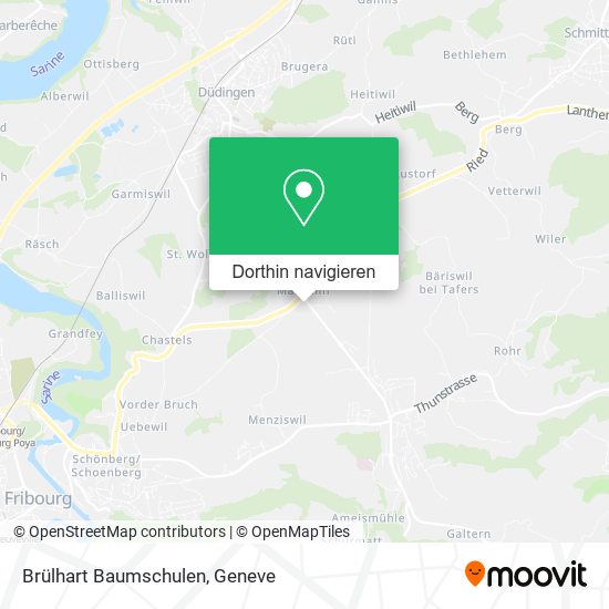 Brülhart Baumschulen Karte
