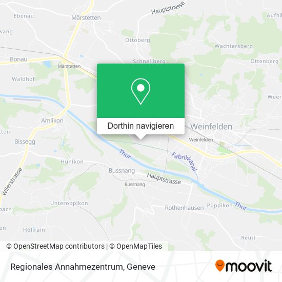 Regionales Annahmezentrum Karte