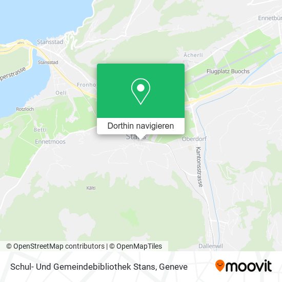 Schul- Und Gemeindebibliothek Stans Karte