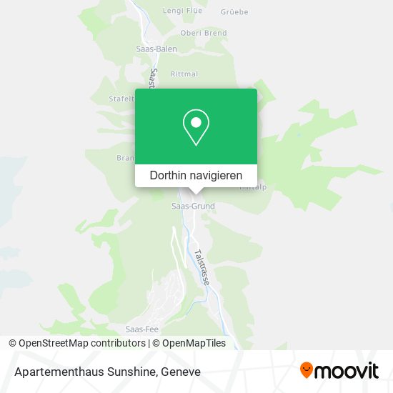 Apartementhaus Sunshine Karte