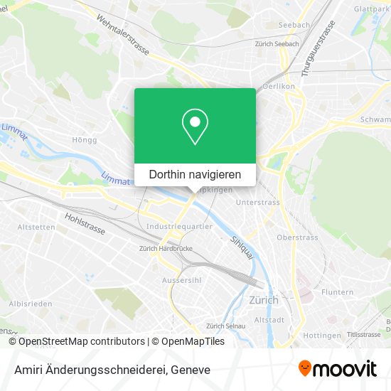 Amiri Änderungsschneiderei Karte