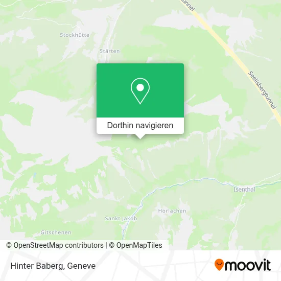 Hinter Baberg Karte