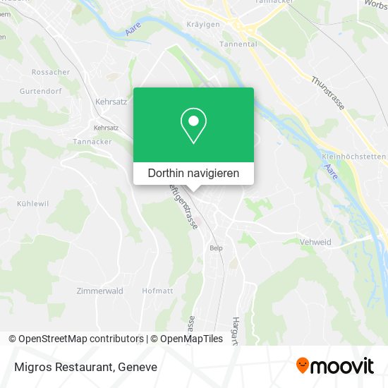 Migros Restaurant Karte