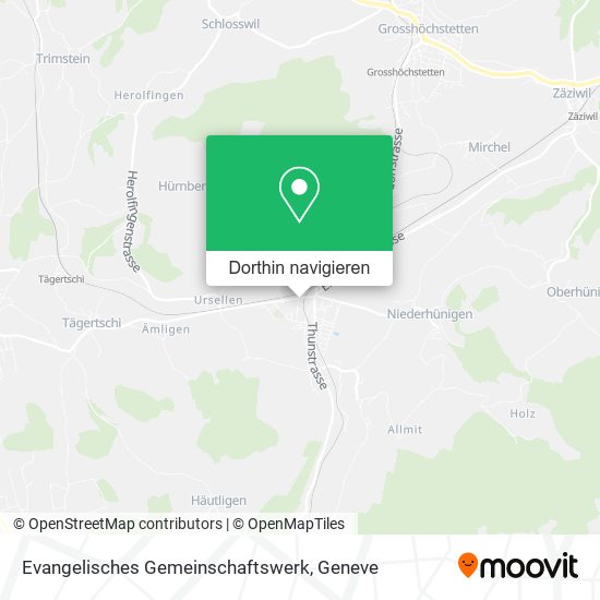 Evangelisches Gemeinschaftswerk Karte
