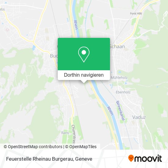 Feuerstelle Rheinau Burgerau Karte