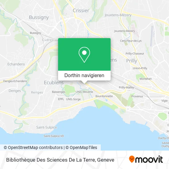 Bibliothèque Des Sciences De La Terre Karte