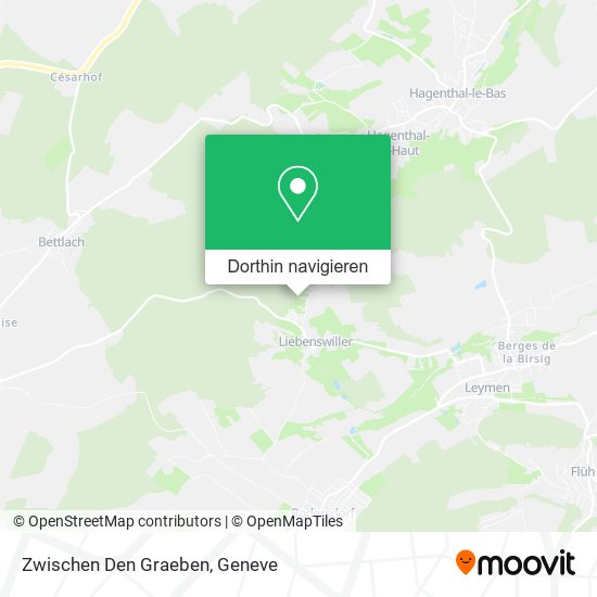 Zwischen Den Graeben Karte