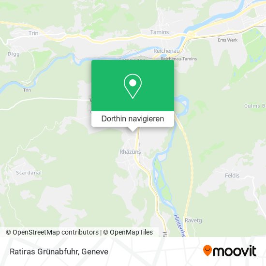 Ratiras Grünabfuhr Karte