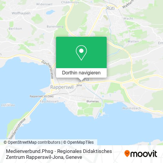 Medienverbund.Phsg - Regionales Didaktisches Zentrum Rapperswil-Jona Karte