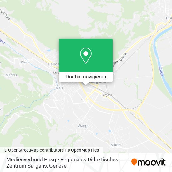 Medienverbund.Phsg - Regionales Didaktisches Zentrum Sargans Karte