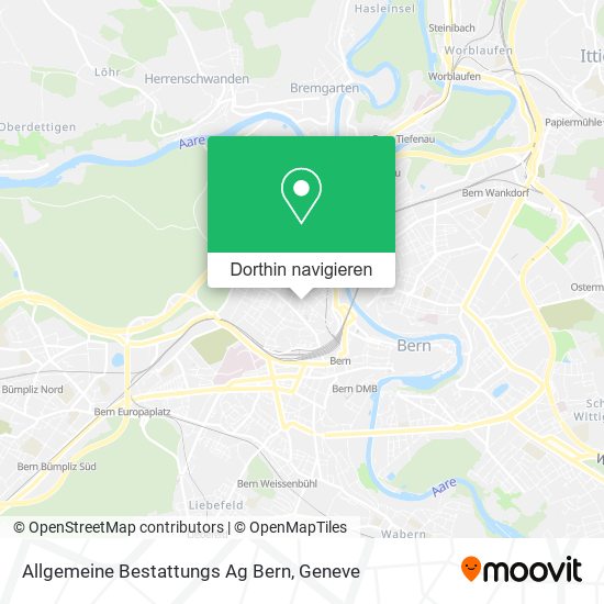 Allgemeine Bestattungs Ag Bern Karte