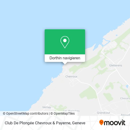 Club De Plongée Chevroux & Payerne Karte