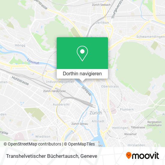 Transhelvetischer Büchertausch Karte