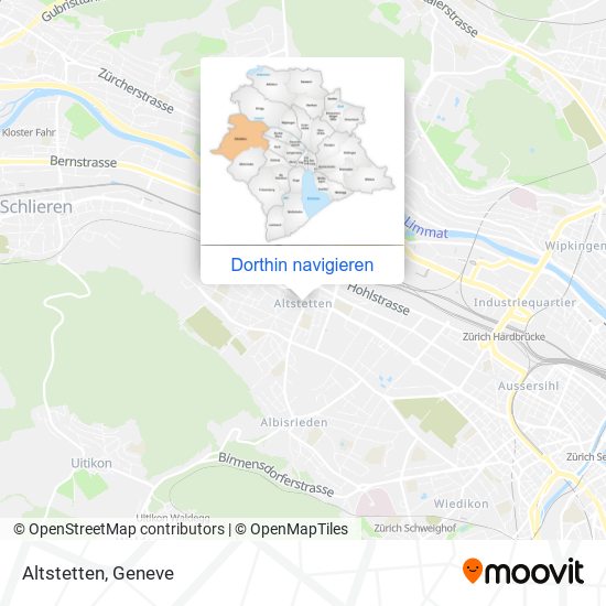 Altstetten Karte